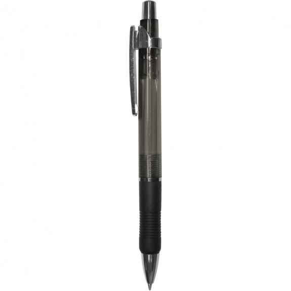 Black Tracker Retractable Gel Promotional Pen