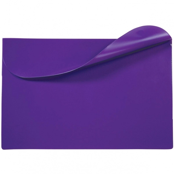 Purple Vinyl Underarm Custom Document Envelope