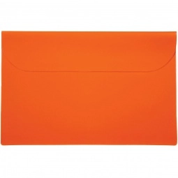 Orange Vinyl Underarm Custom Document Envelope