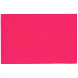 Pink Vinyl Underarm Custom Document Envelope