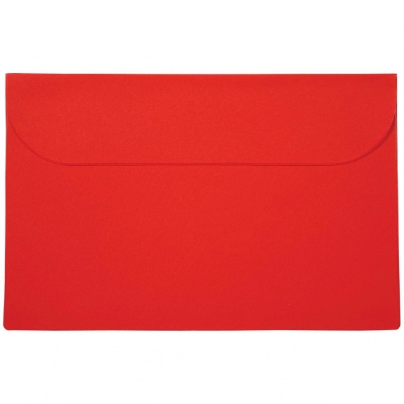 Red Vinyl Underarm Custom Document Envelope