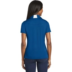 Back Sport-Tek Micropique Sport-Wick Custom Polo Shirt - Women's