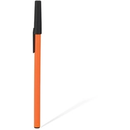 Orange / black Stick Custom Imprinted Pen