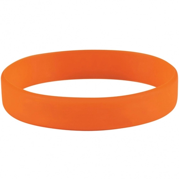 Orange Tone-on-Tone Silicone Custom Wristband