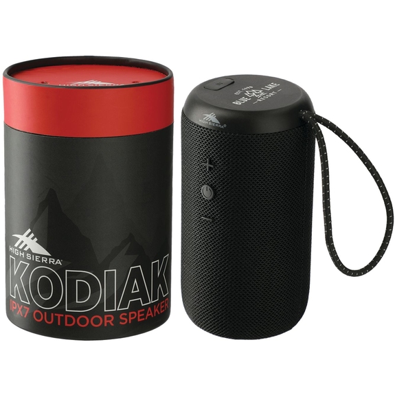 Gift Box - High Sierra Kodiak Waterproof Outdoor Custom Bluetooth Speaker