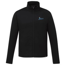 Black - Merritt Eco Knit Branded Full Zip Jacket - Men's