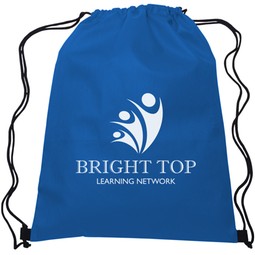 Royal Blue - Non-Woven Custom Drawstring Backpack 
