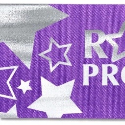 Purple Standard Satin Custom Imprinted Ribbon - 1.5" 100-yd roll