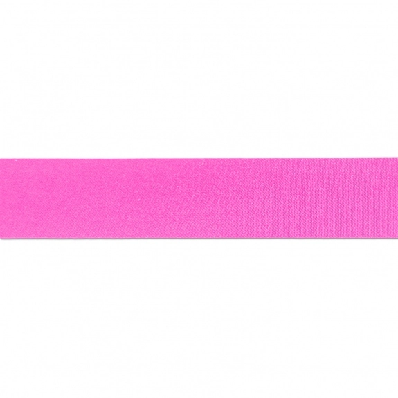 Bright Pink Standard Satin Custom Imprinted Ribbon - 1" 100-yd roll