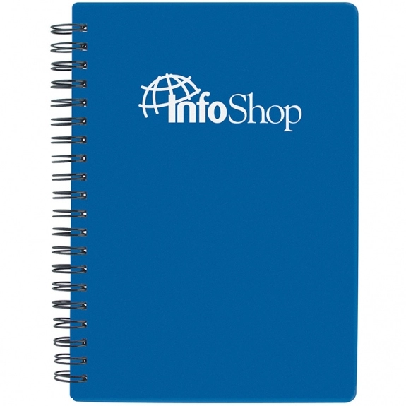 Blue Pocket Buddy Promo Notebook with Zip-lock Pouch