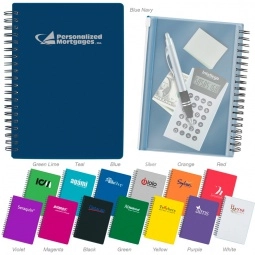 Collage Pocket Buddy Promo Notebook with Zip-lock Pouch