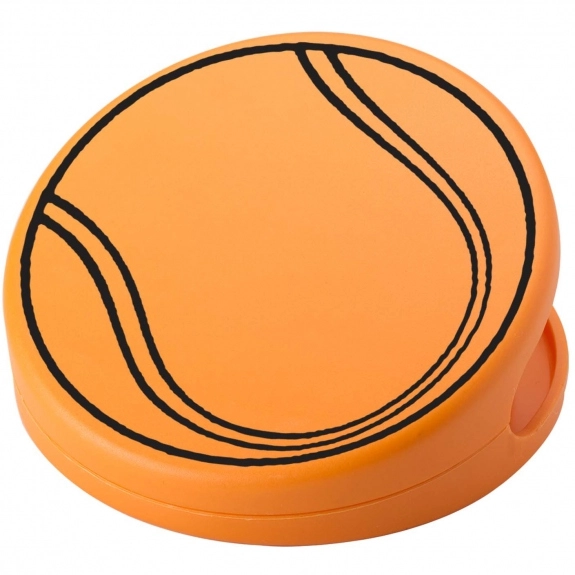 Orange Tennis Ball Shaped Keep-It Custom Bag Clip