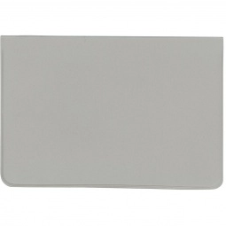 Grey Jumbo Vinyl Fold-Over Custom Card Case