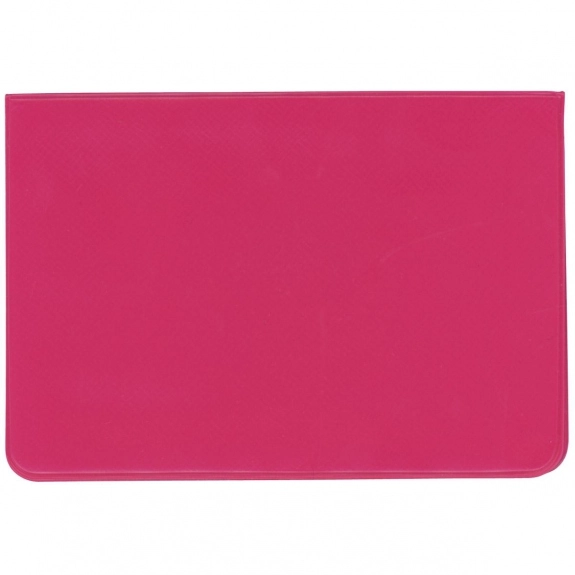 Pink Jumbo Vinyl Fold-Over Custom Card Case