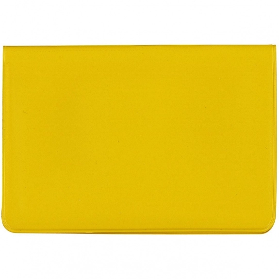 Yellow Jumbo Vinyl Fold-Over Custom Card Case