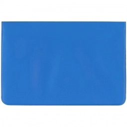 Medium Blue Jumbo Vinyl Fold-Over Custom Card Case