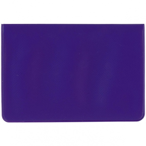 Purple Jumbo Vinyl Fold-Over Custom Card Case
