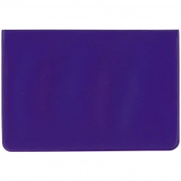 Purple Jumbo Vinyl Fold-Over Custom Card Case