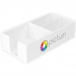 White Full Color Vibrant Desktop Custom Organizer