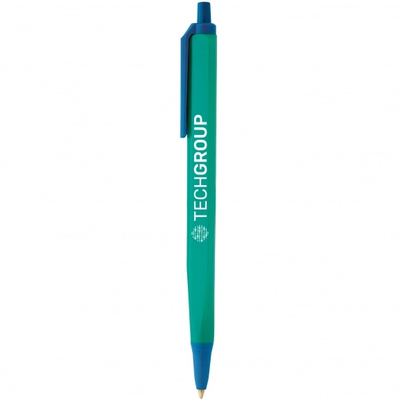 Teal BIC Tri Stic Custom Pen