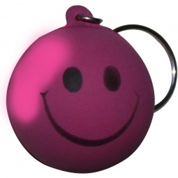 Purple to Pink Mood Stressball Keychain - Smiley Face