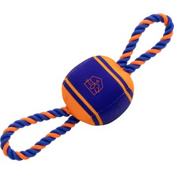 Blue/orange - Tug 'N Play Custom Rope Dog Toy