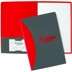 Cherry Splash Pocket Padfolio - 6.5"w x 9.5"h