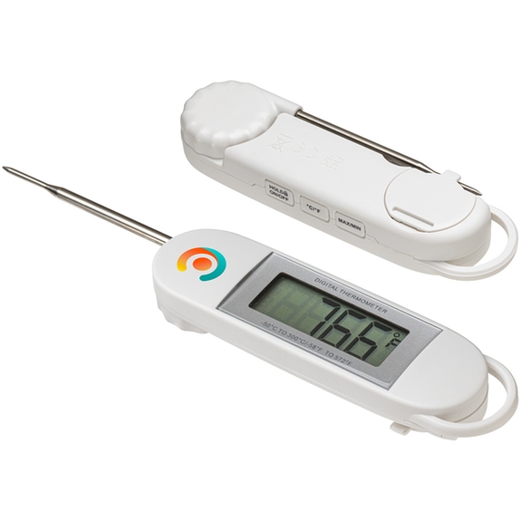 White - Roadhouse Cooking & BBQ Branded Digital Thermometer