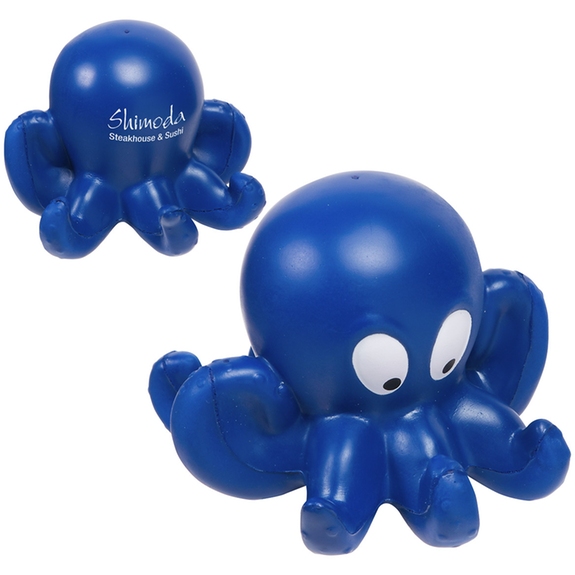 Blue Octopus Promotional Stress Balls