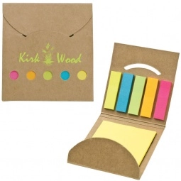 Natural Recycled Self-Adhesive Promotional Flag & Notes Packet