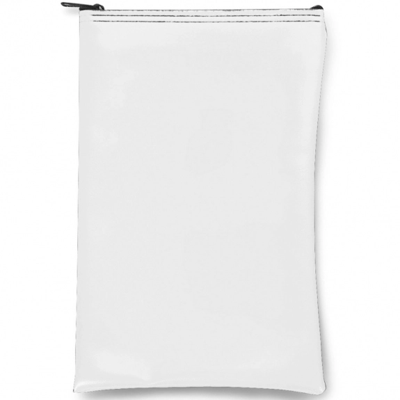 White Vinyl Custom Bank Bag