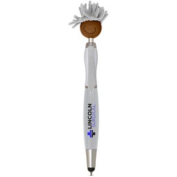 Platinum MopTopper Custom Stylus Pen w/ Screen Cleaner - African American