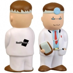 White Doctor Promotional Stress Ball