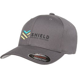 Gray - Flexifit Value Cotton Twill Custom Hat