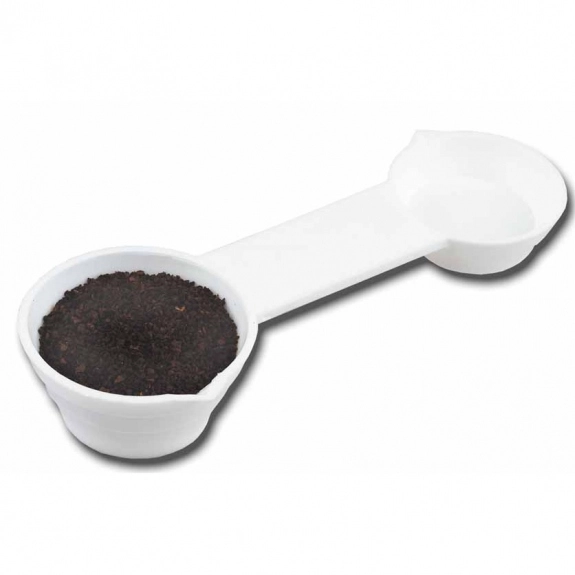 white Plastic Promotional Measuring Spoon