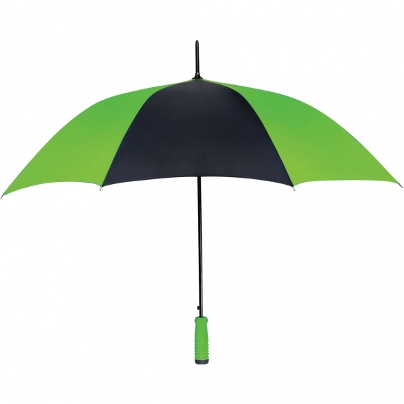 Lime Green/Black Two Tone Automatic Open Customized Umbrellas
