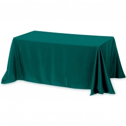 Hunter Green 4-Sided Custom Table Cover - 6 ft.