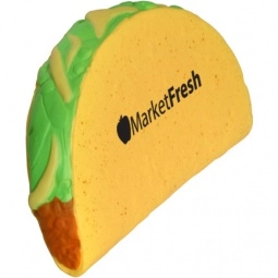 Brown, Green, Yellow Taco Promotional Stress Ball 