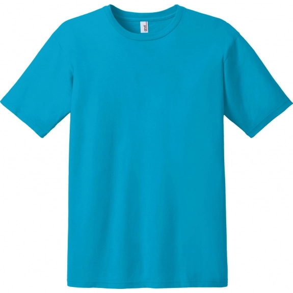 Caribbean Blue Anvil Fashion Ringspun Custom T-Shirt