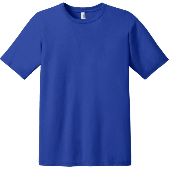 Royal Blue Anvil Fashion Ringspun Custom T-Shirt