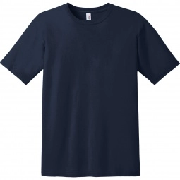 Navy Anvil Fashion Ringspun Custom T-Shirt