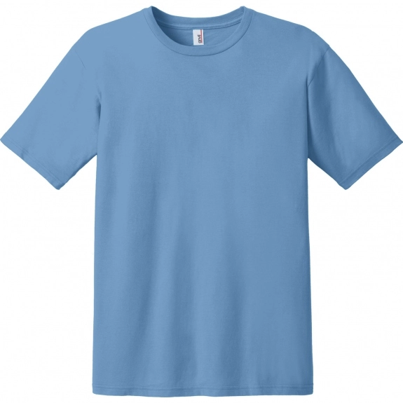 Light Blue Anvil Fashion Ringspun Custom T-Shirt