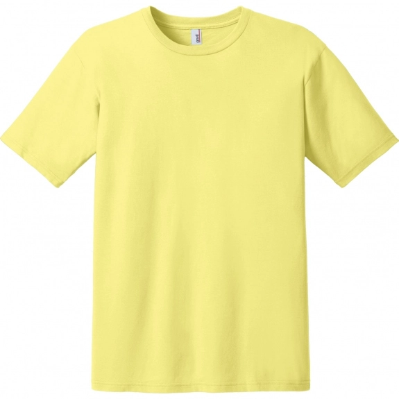Spring Yellow Anvil Fashion Ringspun Custom T-Shirt
