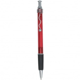 Red Wired Clip Promotional Pen