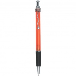 Orange Wired Clip Promotional Pen