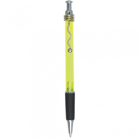 Yellow Wired Clip Promotional Pen
