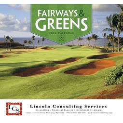 Fairways & Greens - 13 Month Appointment Custom Calendar