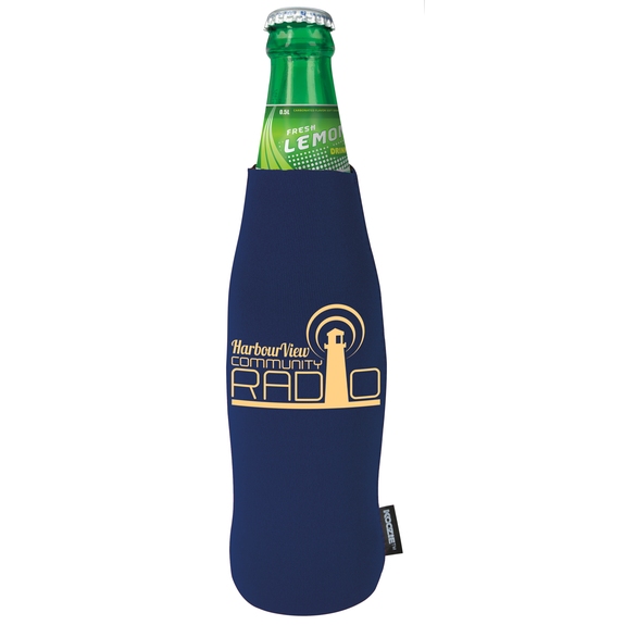 Navy Blue - KOOZIE&#174; Custom Bottle Cooler w/ Removable Bottle Opener