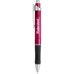 Merlot - Translucent Gel Rubber Grip Custom Pen