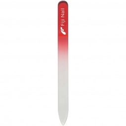 Red Glass Promotional Nail File w/ Sleeve